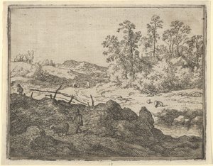 Herden och Lammet, 1600-talet. av Allart van Everdingen