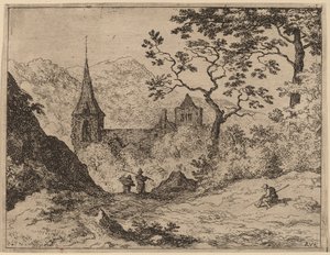 The Steeple, förmodligen ca. 16451656. av Allart van Everdingen