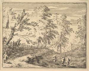 De tre bärarna. av Allart van Everdingen
