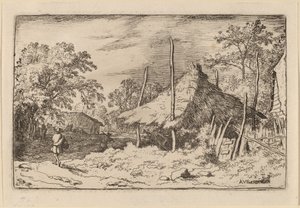 Hjul under Hay Laden, förmodligen ca. 16451656. av Allart van Everdingen