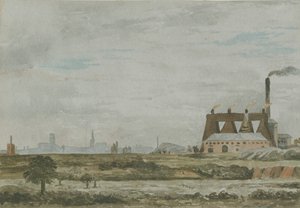 Wolverhampton - South View: akvarellmålning, och [c 1830]