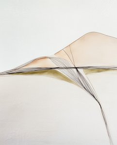 Abstrakt, flödande landskap av Alma