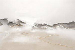 Abstrakt gyllene landskap av Alma