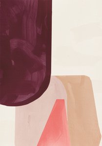 Böjda abstrakta former av Alma