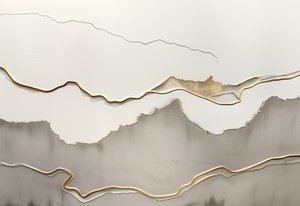 Landskap i gyllene nyanser av Alma