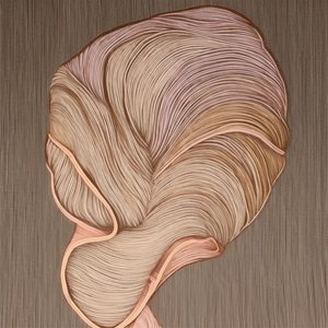 Organic Curves beige-rosa