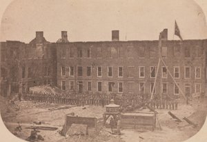 Evakueringen av Fort Sumter, april 1861, april 1861. av Alma A. Pelot.