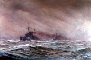 Andra kryssarskvadronen, Nordsjön 1914-16