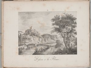 Litografins konst: Landeck in Tirol, tavla III
