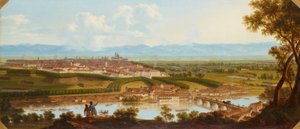 Den befästa staden Verona