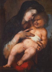 Madonna och barn, av Alonso Berruguete (cirka 1480-1561)