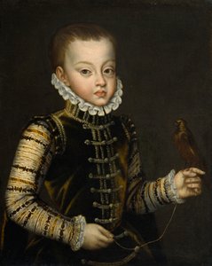 Porträtt av infanten Ferdinand av Spanien av Alonso Sánchez Coello