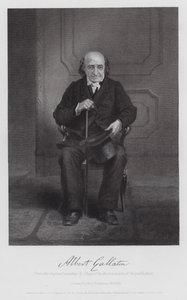 Albert Gallatin (gravyr) av Alonzo (after) Chappel