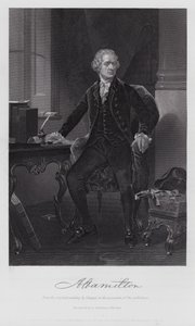 Alexander Hamilton (gravyr) av Alonzo (after) Chappel