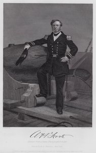 Andrew Hull Foote (gravyr) av Alonzo (after) Chappel