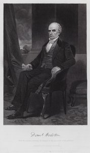 Daniel Webster (gravyr) av Alonzo (after) Chappel