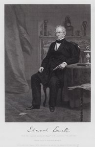 Edward Everett (gravyr) av Alonzo (after) Chappel