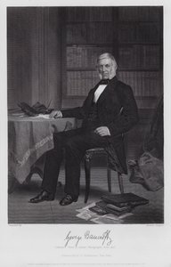 George Bancroft (gravyr) av Alonzo (after) Chappel