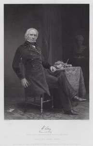 Henry Clay (gravyr) av Alonzo (after) Chappel