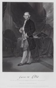 James Otis (gravyr) av Alonzo (after) Chappel