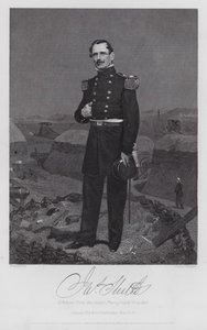 James Shields (gravyr) av Alonzo (after) Chappel