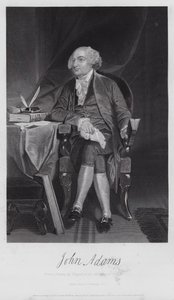 John Adams (gravyr) av Alonzo (after) Chappel