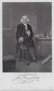 Jonathan Trumbull (gravyr) av Alonzo (after) Chappel