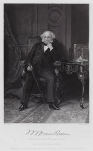 Martin Van Buren (gravyr) av Alonzo (after) Chappel