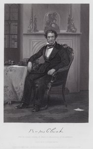 Rufus Choate (gravyr) av Alonzo (after) Chappel