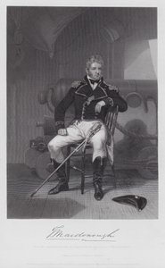 Thomas Macdonough (gravyr) av Alonzo (after) Chappel