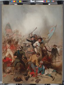 Slaget vid Bunker Hill, 17 juni 1775, 1859 av Alonzo Chappel