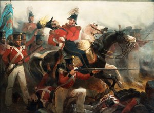 General Ross död i slaget vid Baltimore den 12 september 1814