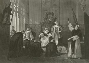 Deputation av judar före Ferdinand och Isabella av Spanien, 1400-talet av Alonzo Chappel
