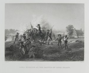 Lord Stirling vid slaget vid Long Island, 1776 av Alonzo Chappel