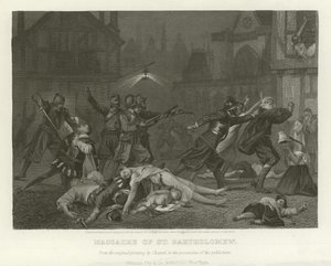 Massakern i St Bartholomeus av Alonzo Chappel
