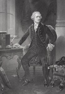 Porträtt av Alexander Hamilton (175557-1804) av Alonzo Chappel