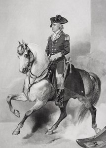Porträtt av Horatio Gates (1728-1806) (litho) av Alonzo Chappel