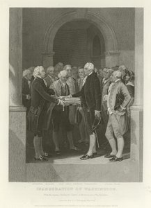 Washingtons invigning av Alonzo Chappel