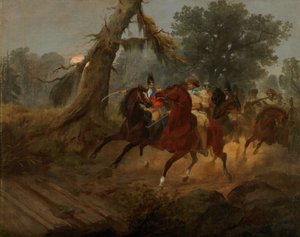 General Marions mäns ritt av Alonzo Chappel