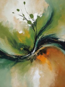 Flytande botanisk abstraktion