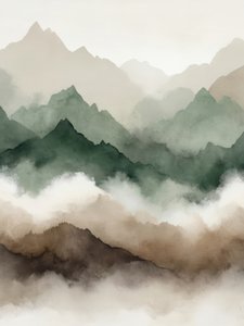 Misty Mountain-lagren av Alpenglow Workshop