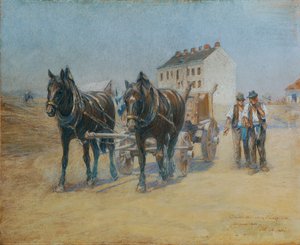 I Hernalser Sandgstätte av Alphons Leopold Mielich