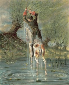 Baron Munchausens äventyr (chromolitho)