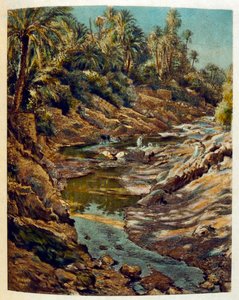 Illustration av Dinet ur "Mirages" Scener ur det arabiska livet. 1906. Mirages, Scenes De La Vie Arab illustrerades av Etienne Dinet och kommenterades av Silman Ben Ibrahim Bamer. Nasreddine Dinet föddes som Alphonse-Etienne Dinet; (1861-1929) var en frans av Alphonse Etienne Dinet