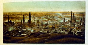 Illustration av Dinet från "Mirages" Scener av det arabiska livet. 1906. Mirages, Scénes De La Vie Arab illustrerades av Etienne Dinet med kommentarer av Silman Ben Ibrahim Bamer. Nasreddine Dinet föddes som Alphonse-Étienne Dinet; (1861-1929) var en frans av Alphonse Etienne Dinet