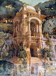 Fancy Garden (färglitografi) av Alphonse Laverriere