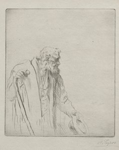 Tiggaren av Alphonse Legros