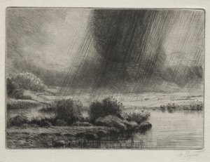 En storm av Alphonse Legros