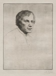 Alfred Stevens av Alphonse Legros