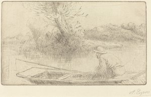 Längs Themsen På Themsen. av Alphonse Legros